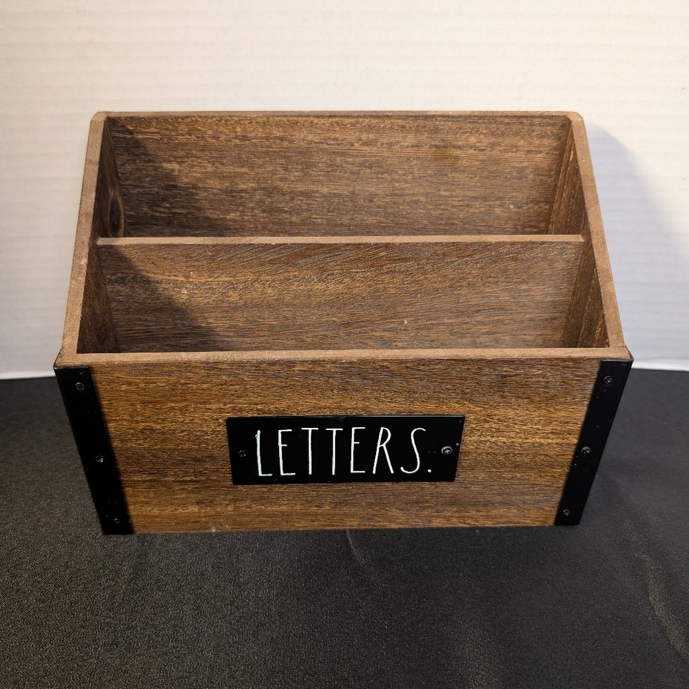 Rae Dunn Letter Holder Home Office Organization Mail Kitchen Storage Organizer